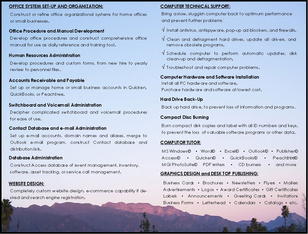 Tri-Fold Brochure Sample TR